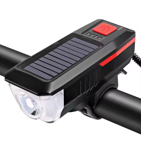 Lampe Avant Vélo Solaire LuminCycle™
